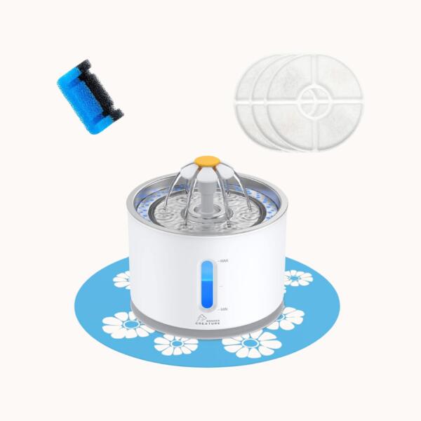 Wonder Creature Cat Water Fountain Stainless Steel